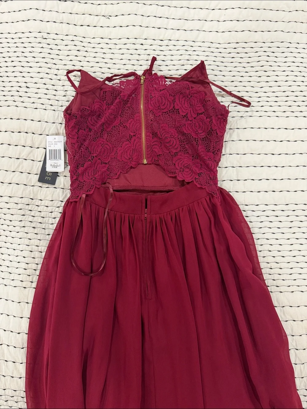 City Vibe flowing burgundy